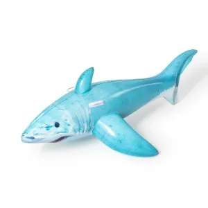 Bestway REALISTIC SHARK RIDE-ON Nafukovací žralok, svetlomodrá, veľkosť