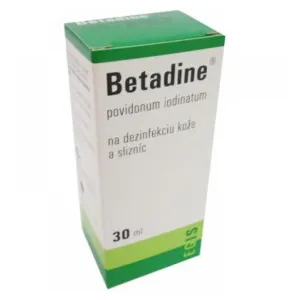 Betadine dezinfekčný roztok 100 mg/ml sol der (fľ.plast.) 1x30 ml #131878
