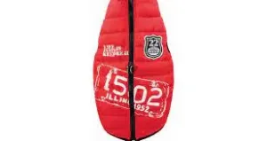 Oblečenie s postrojom SAINT-MALO červený - S: Hruď: 48cm, Krk:34 cm