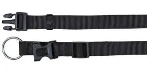 Trixie Classic collar, S–M: 30–45 cm/15 mm, black