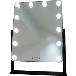 Holywood zrkadlo s LED žiarovkami HZ1 veľké čierne