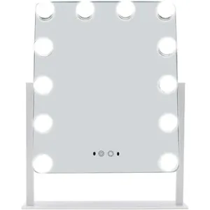 Holywood zrkadlo s LED žiarovkami HZ1 veľké biele