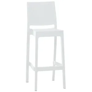 Barová stolička May, biela