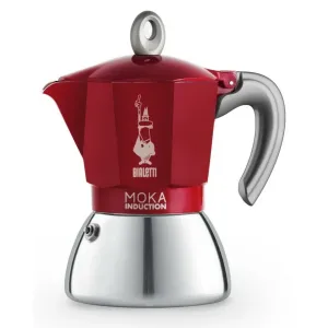 Moka kávovar Bialetti New Moka Induction Red 4 porcie