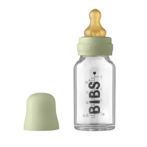 BIBS Baby Glass Bottle 110 ml dojčenská fľaša Sage 110 ml