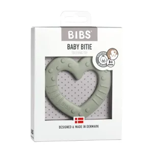 BIBS Baby Bitie Heart hryzadielko Sage 1 ks