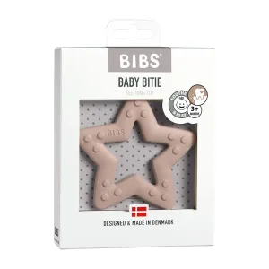 BIBS Baby Bitie Star hryzadielko Blush 1 ks #143338