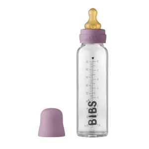 BIBS Baby Glass Bottle 225 ml dojčenská fľaša Mauve 225 ml