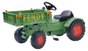 BIG šliapací traktor Fendt na reťazový pohon s plošinou a klaksónom 56552