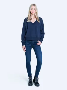 Big Star Woman's Sweatshirt Sweat 171420 Blue-403