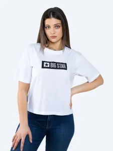 Big Star Woman's T-shirt_ss T-shirt 151987 Cream-101 #684549