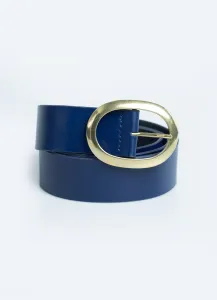 Big Star Woman's Belt Belt 240051 Blue Natural Leather-403 #4313756