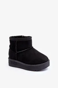 Children's insulated snow boots Black Big Star