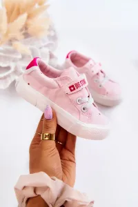 Children's sneakers Big Star - light pink #5103596