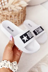 Children's summer slippers Big Star - white #6064363