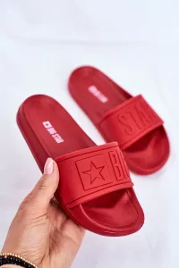 Kids Fashion Slippers Big Star - red