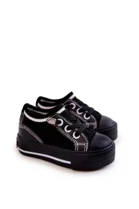 Kids slip-on sneakers Big Star - black #5103570