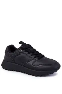 Men's Classic Sport Shoes Memory Foam Big Star KK174232 Black #5356325