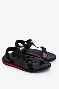 Men's Velcro Sandals Big Star DD174717 black #8985559