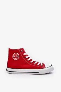 Women's Classic High Sneakers Big Star Red