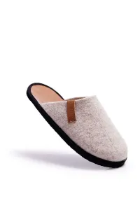 Women's homemade slippers Big Star - beige #4854912
