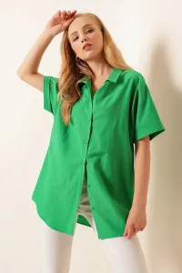 Bigdart 20120 Oversize Short Sleeve Shirt - Green