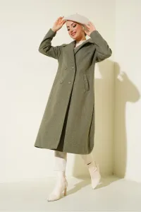 Bigdart Khaki Oversize Wide Cut Woolen Long Cachet Coat 9113 #8851679