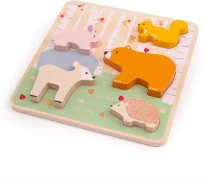 Drevené puzzle ANIMALS