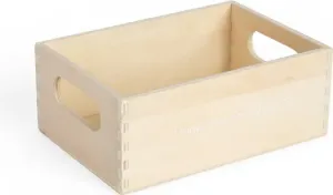 Drevená krabička LURO hnedá