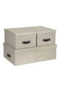 Bigso Box of Sweden - Sada úložných krabíc Inge (3-pak) #5796172