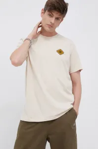 Bavlnené tričko Billabong priehľadná farba, s potlačou