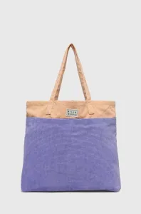 Bavlnená taška Billabong fialová farba