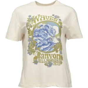 Billabong WAVES IN THE CANYON Dámske tričko, biela, veľkosť #7432843