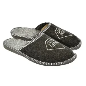 Pánske sivé papuče DEDKO #5635767