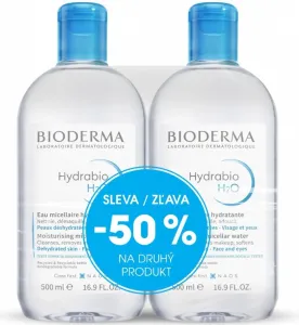 BIODERMA Hydrabio H2O FESTIVAL micelárna pleťová voda 2x500 ml (akciová cena), 1x1 set