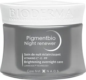 BIODERMA Pigmentbio Night Renewer 50 ml nočný pleťový krém na veľmi suchú pleť; na pigmentové škvrny; na rozjasnenie pleti; spevnenie a lifting pleti