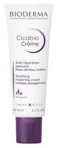 BIODERMA Cicabio Soothing Repairing Cream 40 ml denný pleťový krém pre ženy na veľmi suchú pleť; na citlivú a podráždenú pleť