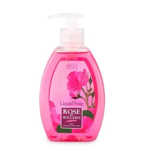 Tekuté mydlo z ružovej vody s dávkovačom Rose of Bulgaria 300 ml