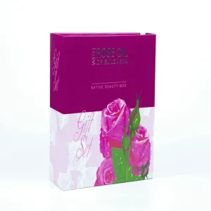 Darčekový set pre ženy - denný krém, mydlo, parfum - ROSE OIL OF BULGARIA