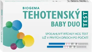 BIOGEMA Baby test duo tehotenský test samodiagnostický 2 ks