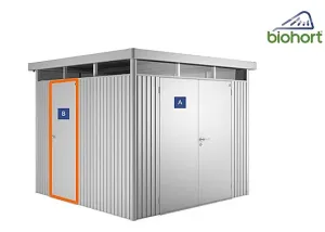 Biohort Dodatočné dvere k domčekom Biohort (Strieborná metalíza)