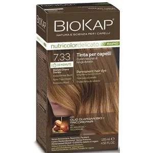 BIOKAP Delicato Rapid Farba na vlasy – 7.33 Blond zlatá pšenica 135 ml