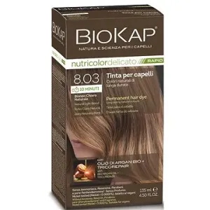 BIOKAP Delicato Rapid Farba na vlasy – 8.03 Prírodná svetlá blond 135 ml