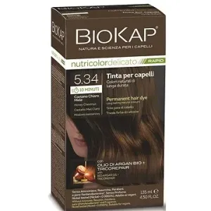 BIOKAP Delicato Rapid Farba na vlasy – 5.34 Medovo-gaštanová 135 ml