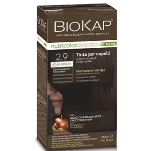BIOKAP Delicato Rapid Farba na vlasy – 2.9 Tmavá čokoládovo-gaštanová 135 ml