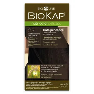Biokap NUTRICOLOR DELICATO - farba na vlasy - 2.90 Gaštanovo čokoládová tmavá 140 ml