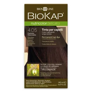Biokap NUTRICOLOR DELICATO - farba na vlasy - 4.05 Gaštanovo čokoládová 140 ml
