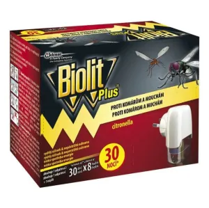 Odpařovač BIOLIT PLUS elektrický komáři a mouchy +náplň 31ml