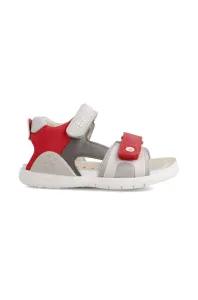 Detské kožené sandále Biomecanics červená farba #9238460