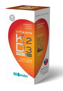 Biomin VITAMIN K2 D3 PREMIUM 2000 I.U. cps (inov.2018) 1x60 ks #139443